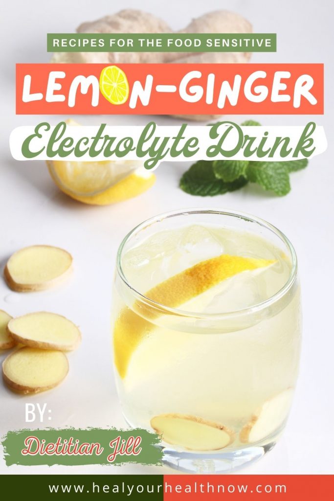 LemonGinger Electrolyte Drink Heal Your Health Now