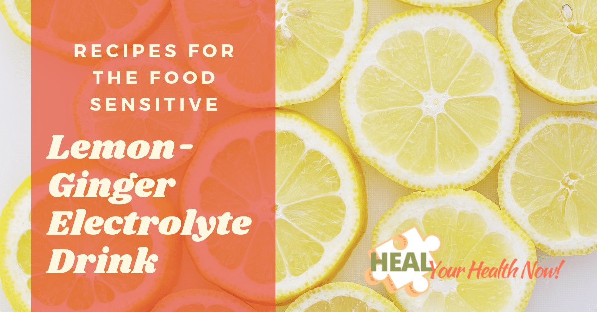 LemonGinger Electrolyte Drink Heal Your Health Now