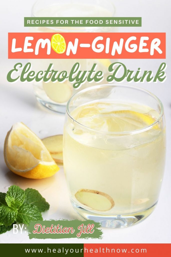 Lemon-Ginger Electrolyte Drink