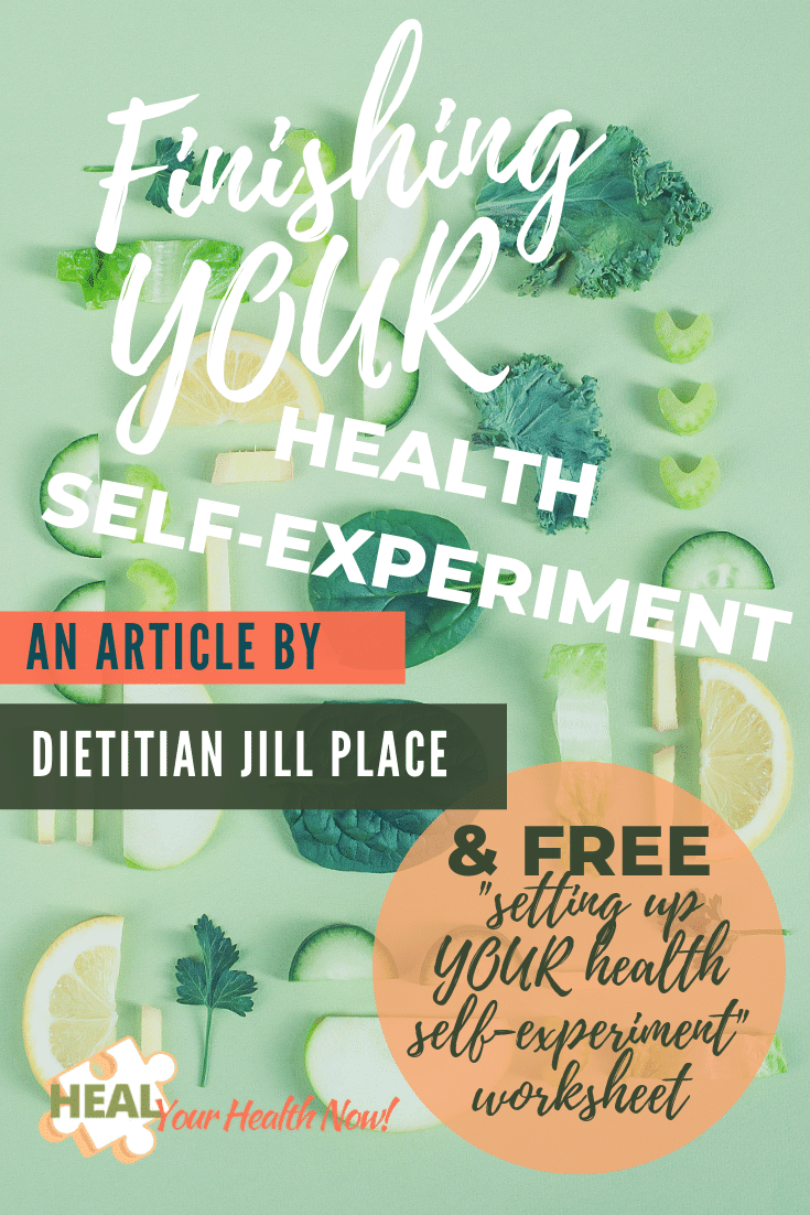 Finishing YOUR Health Self-Experiment