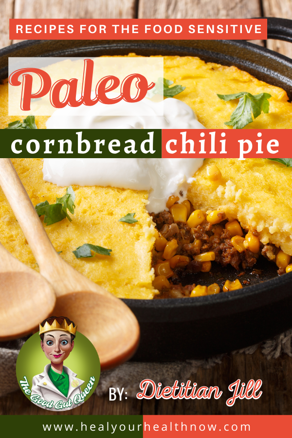 Paleo Cornbread Chili Pie