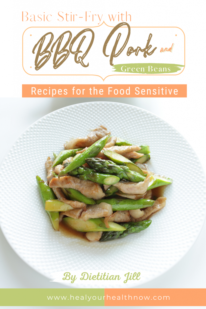 Basic Stir-Fry with BBQ Pork and Green Beans