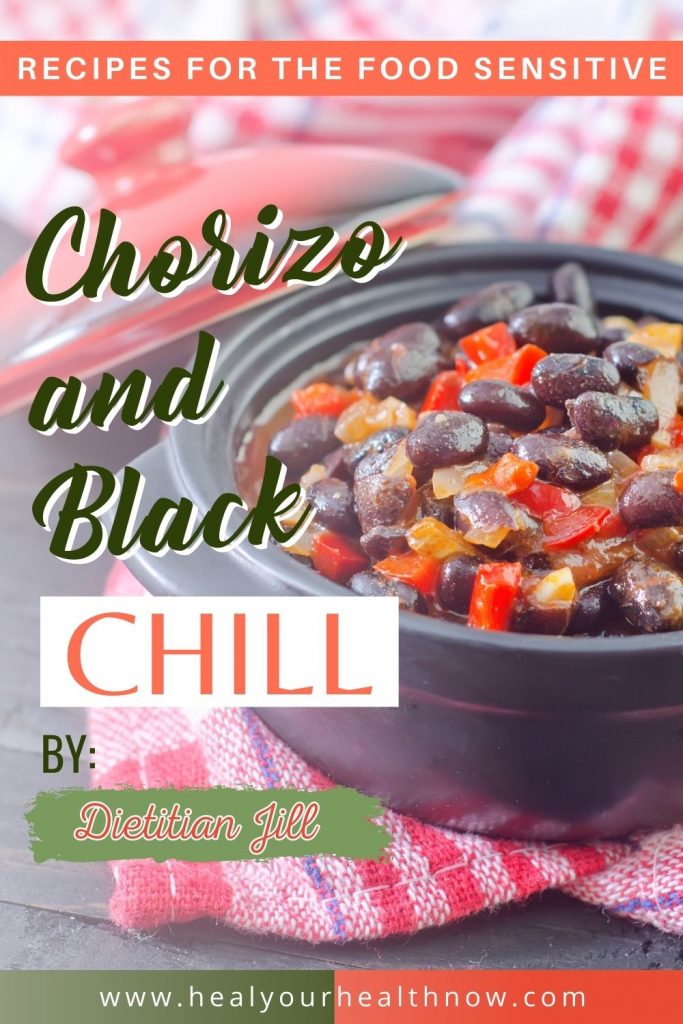 Black Bean and Chorizo Chill