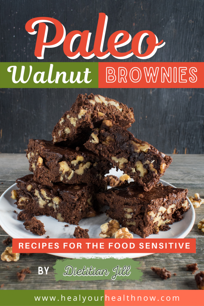 Paleo Walnut Brownies