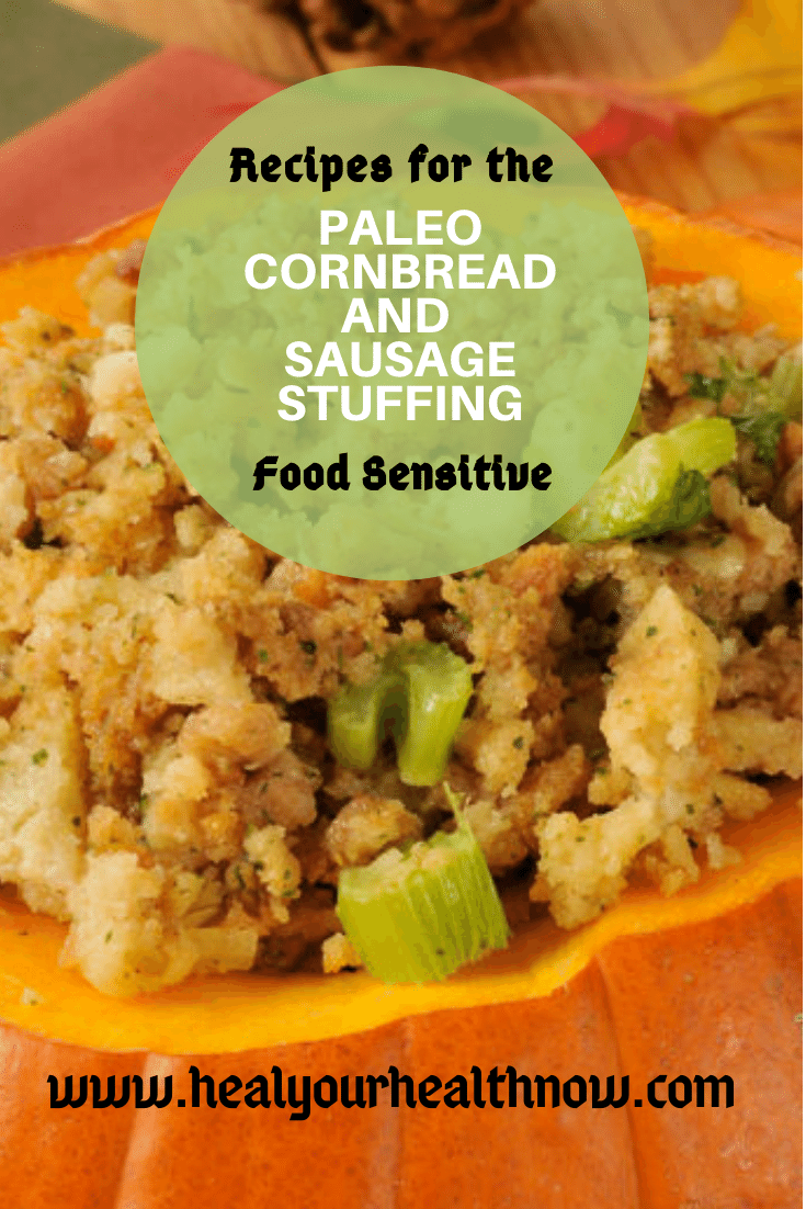 Paleo Cornbread and Sausage Stuffing