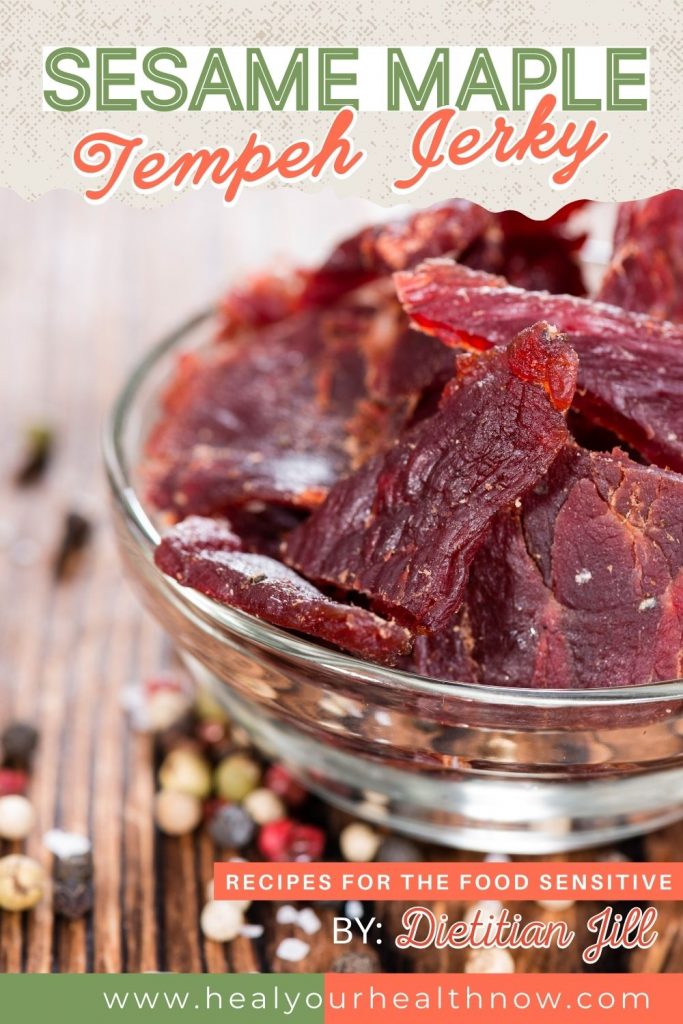 Sesame Maple Tempeh Jerky