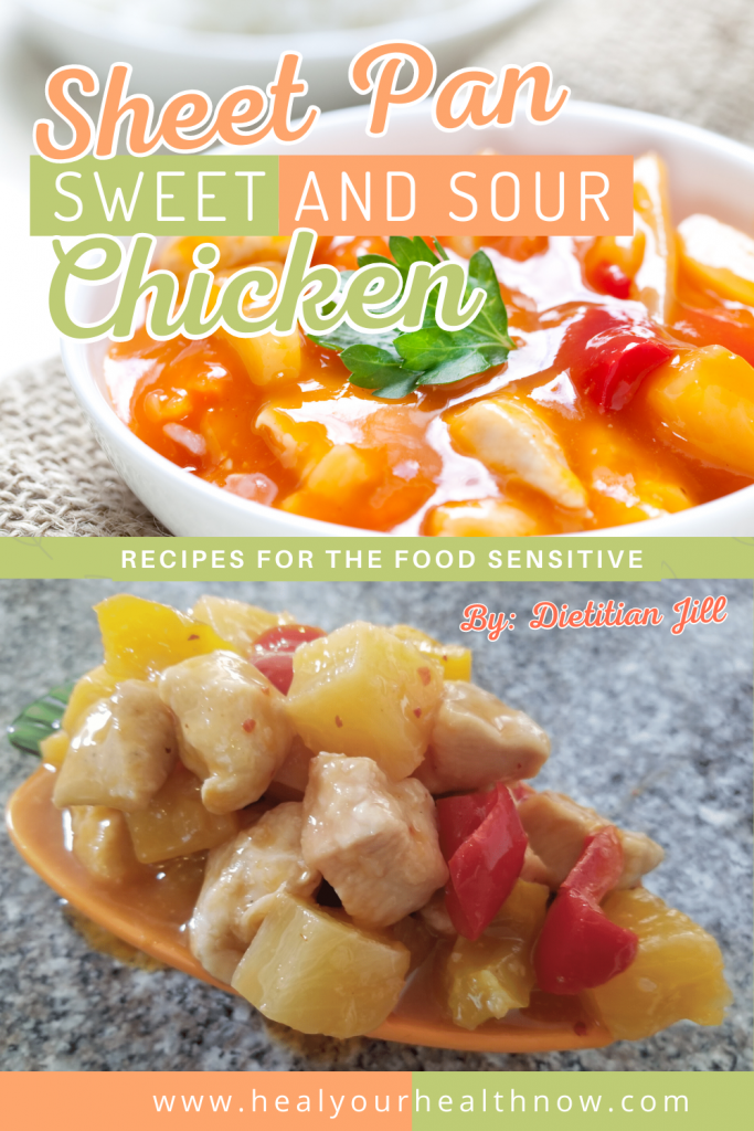 Sheet Pan Sweet and Sour Chicken