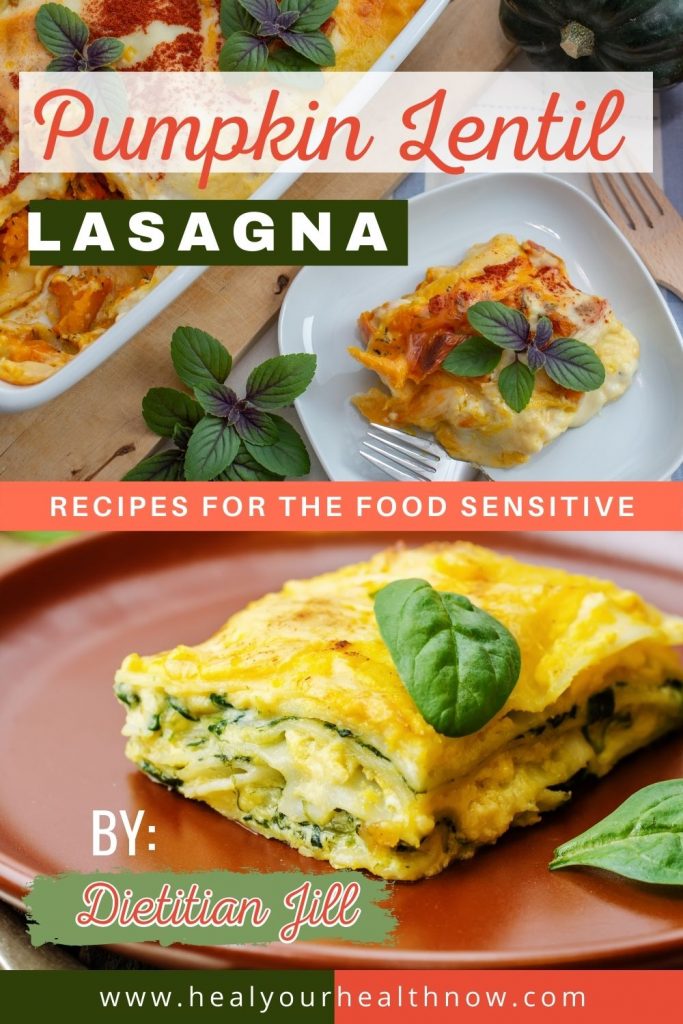 Pumpkin Lentil Lasagna