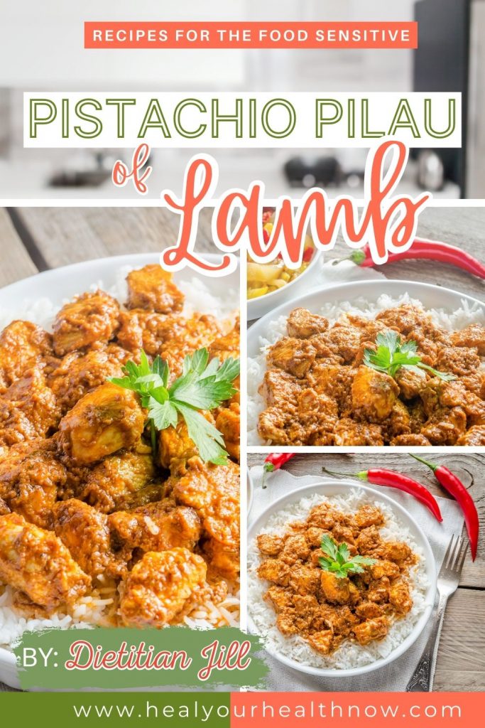 Pistachio Pilau of Lamb