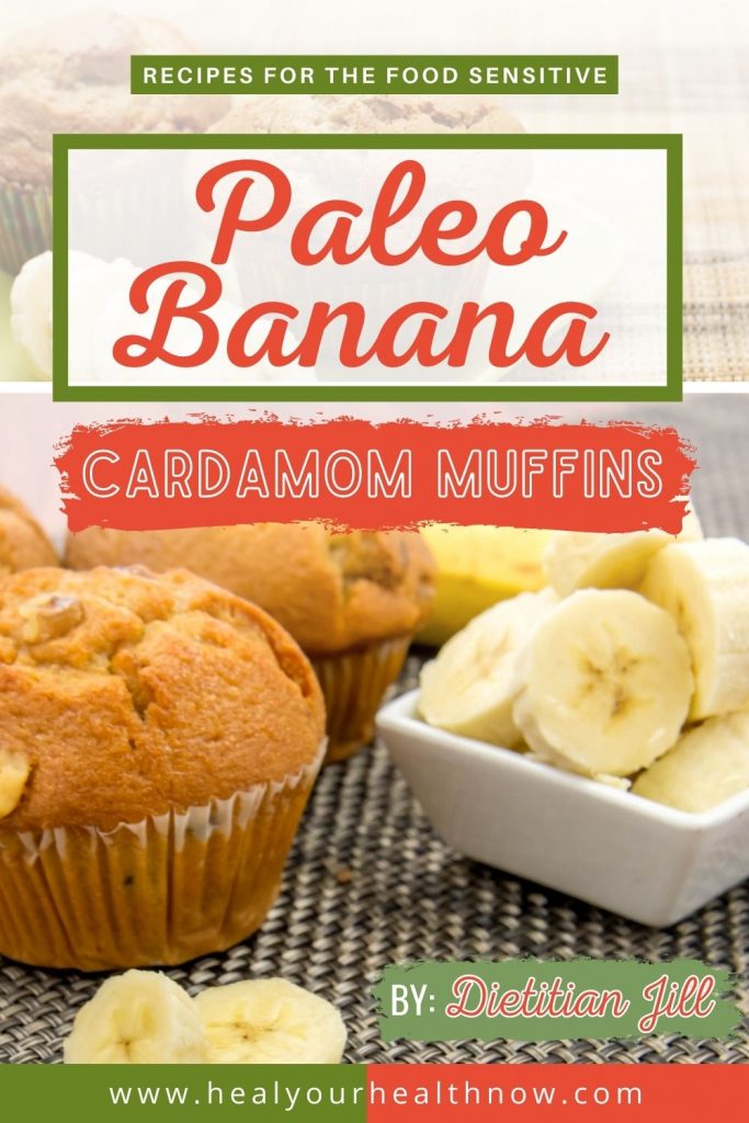 Paleo Banana Cardamom Muffins