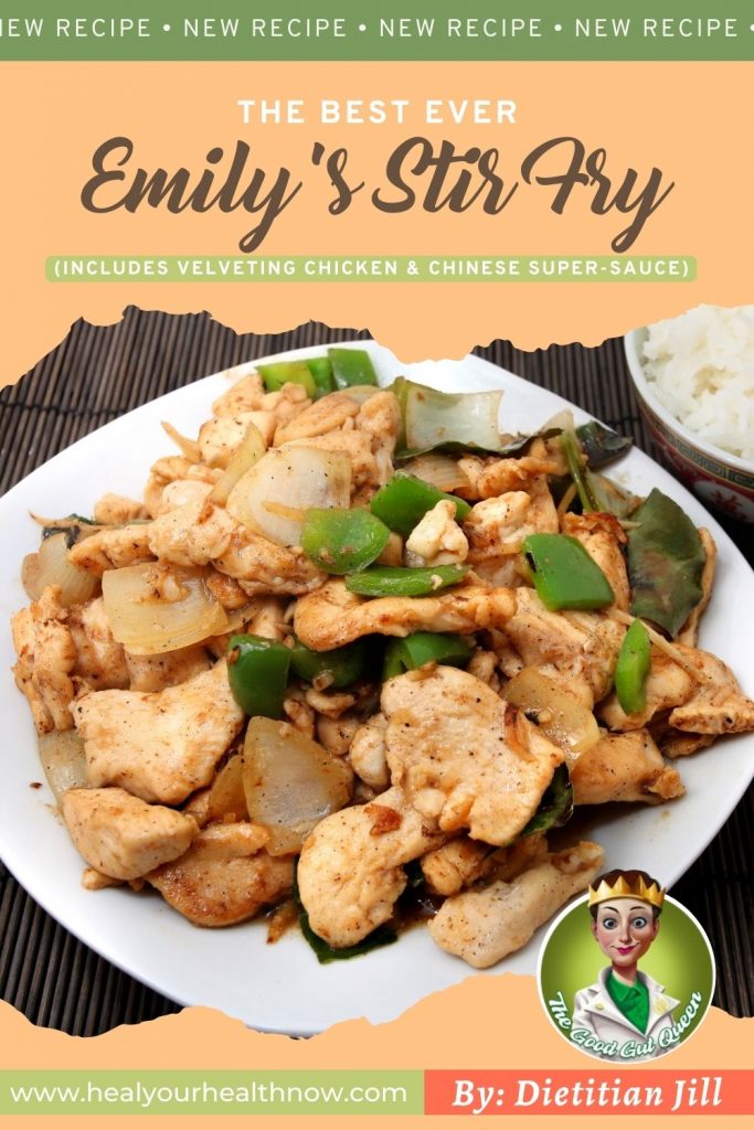 Emily\'s Stir Fry (includes Velveting Chicken & Chinese Super-Sauce)
