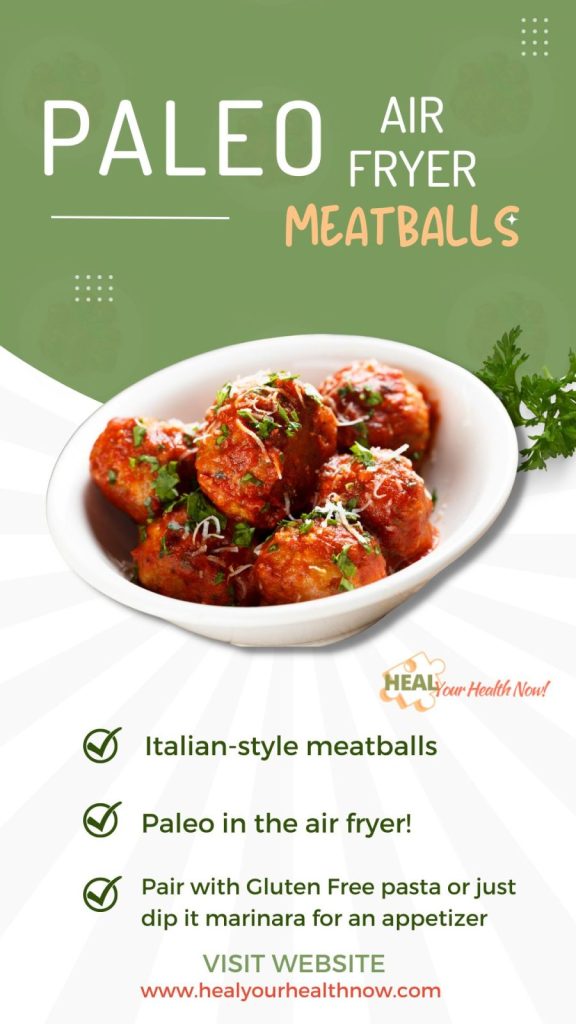 Paleo Air Fryer Meatballs