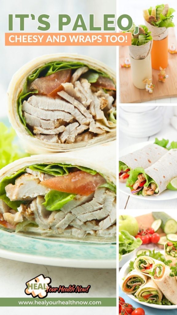 Bluesy-Cheesy Cherry-Chix Paleo Wrap